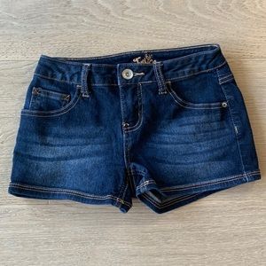 Justice dark wash Jean shorts size 10 girls